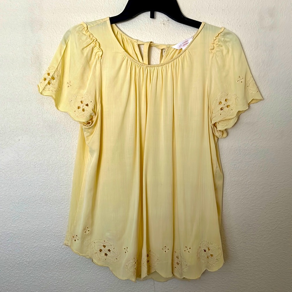 Beautiful pale yellow blouse
